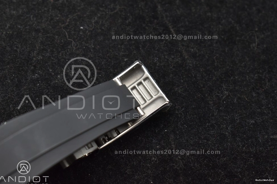 Silver Daytona Oysterflex Best V6 Edition Strap QF on 1:1 Black SH4131 Minimalist Dial 126519 821 (Weighted) 0103